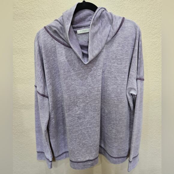 Mododoc Purple Space Dye Hooded Tunic Size Large - Picture 1 of 9
